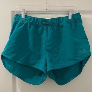 The North Face Shorts Womens Medium Teal Athletic Outdoor Hiking Fishing